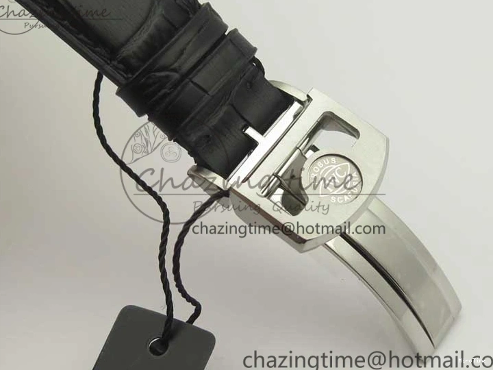 MIROTIME 0213 Portuguese Chrono SS ZF 1:1 Best Edition Gray Dial SS On Black Leather Strap A ZipUp 7215